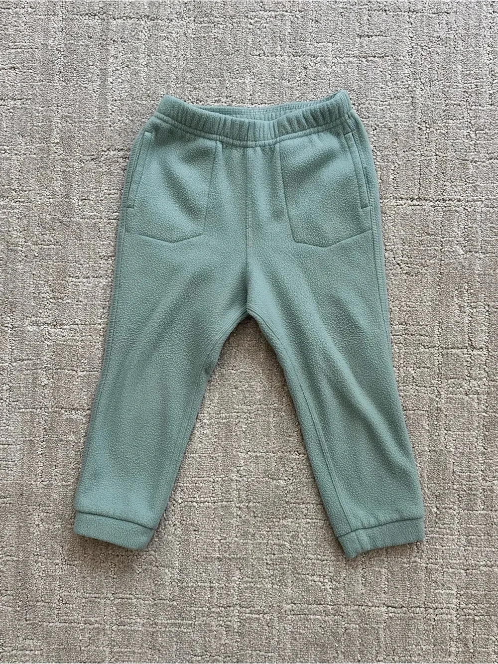 REI toddler Fleece Pants - Sage Green